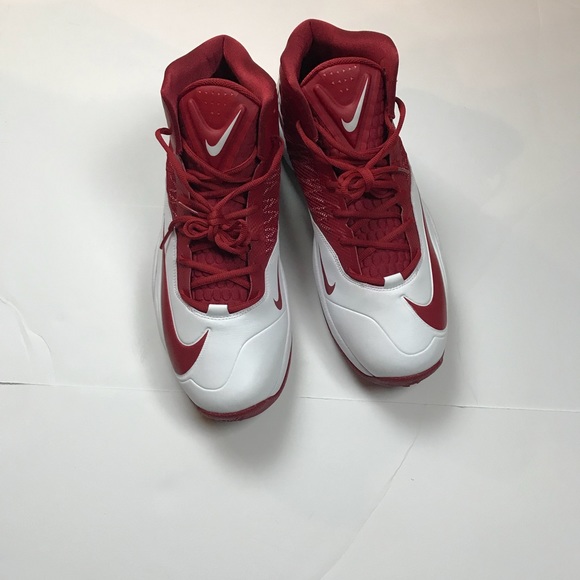 Nike Other - Nike Red and White Cleats size 15